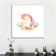 Colorful Unicorn Watercolor Canvas Art Print Painting Poster Wall Pictures For Room Home Decorative Bedroom Decor No Frame