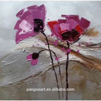 Wholesale Custom Coloring Flower Home Accessories Canvas Painting handmade Oil Painting for home decor