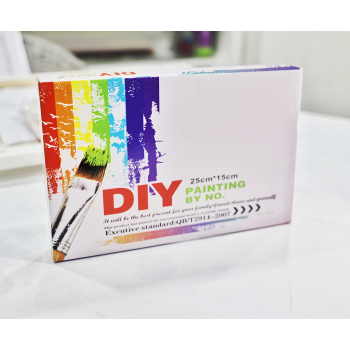 HY0036 DIY Oil Paint by Numbers on Canvas Animal Drawing Alpaca Image without frame For Kits