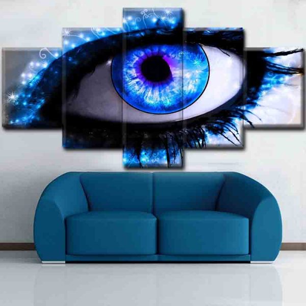 modern 5 panels custom canvas prints photo printing canvas