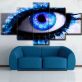 modern 5 panels custom canvas prints photo printing canvas