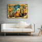New style the Egyptian lady art printed canvas painting, hot sale home decoration art painting