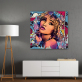 OEM european and american style hotel decoration printing canvas oil painting wall art painting decoration