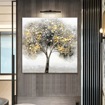 Abstract Trees Oil Painting 100% Handmade On Canvas Trees Wall Art For Living Room Home Decoration