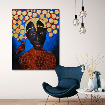 Graffiti Art Black Woman Canvas Paintings On the Wall Posters And Prints African Woman Wall Art Modern Pictures for Home Design