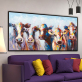 Knife Animal Equine Canvas Pictures Sales High Quality Handmade Calligraphy Abstract Oil Paintings Modern Single panel