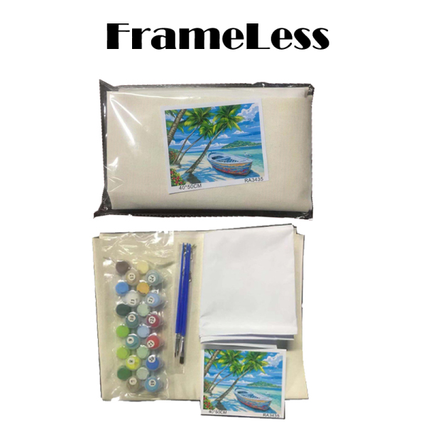 DIY Painting Frame Animals Colorful Diy Painting By Numbers Kit Modern Wall Art Picture Acrylic Paint By Numbers For Gift