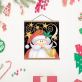 Pangoo Großhandel benutzerdefinierte Weihnachten Weihnachtsmann Wandbehang gerahmt DIY Malen nach Zahlen Set