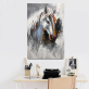 Unique design Chinese style steed theme handmade nature oil painting