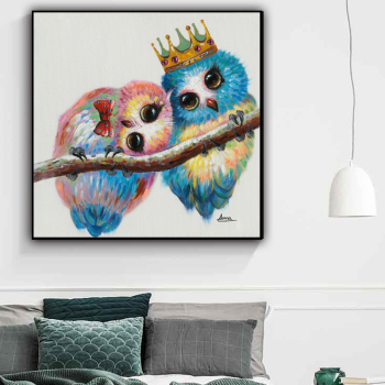 Handmade high quality custom hand made abstract animal canvas oil painting