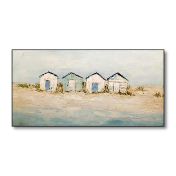 Customized handmade wall art sea view room oil painting, painting pictures for decor Customized handmade wall art sea view room oil painting, painting pictures for decor