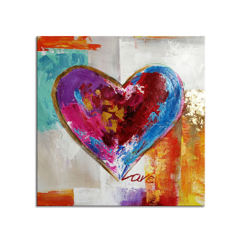 handmade oil painting loveheart Thick texture home decor Wall Decoration handmade oil painting loveheart Thick texture home decor Wall Decoration