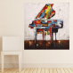 Luxury and Elegance Piano Handmade Oil Painting Wall Art Decoration Handpainted Oil Painting