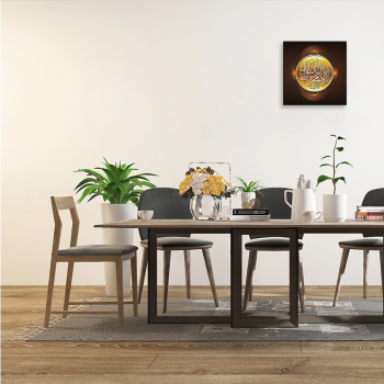 Hot sale printed canvas art painting Muslim design wall pictures for living room modern canvas wall painting