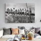 Favorable price unique design the construct workers canvas printing art, customized digital photography print canvas painting