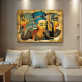 New style the Egyptian lady art printed canvas painting, hot sale home decoration art painting