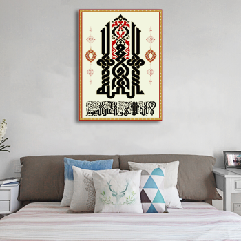 Wall Painting Custom Wall Decoration Muslim designs Painting Kit Wholesale art decor canvas painting