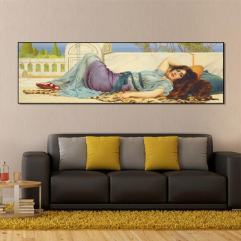 Modern Oil Painting Charm Female Art Home Decoration Living Room Art Painting Frameless