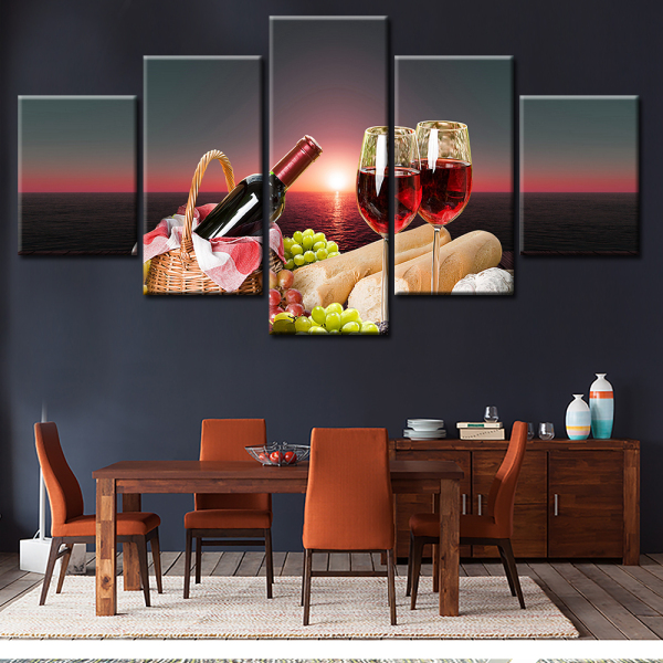 Trendy style leisure and sea view modern canvas print painting ideas design canvas print painting