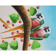 Großhandel Custom Vogel Tier Wohnaccessoires gerahmte Leinwand Malerei handgemachtes Ölgemälde für Wohnkultur