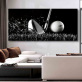 Modern decorative artworks the golf sports art printed painting, wall art poster prints art canvas painting
