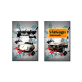 Modern Frameless Cartoon Car Wall Art Home Decoration Painting Oil Painting 2 Living Room Pictures
