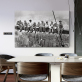 Favorable price unique design the construct workers canvas printing art, customized digital photography print canvas painting