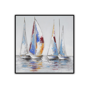 handmade oil painting Sailing ships on the sea Thick texture home decor Wall Decoration handmade oil painting Sailing ships on the sea Thick texture home decor Wall Decoration