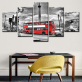 modular london picture modern unframed printed painting art wall decoration of red bus