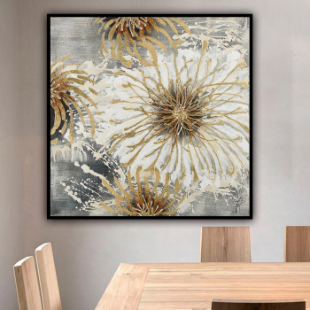 Flower Wall Art Hand Painted Modern Abstract Oil Painting On Canvas For Living Room Home Decor No Frame heavy Texture