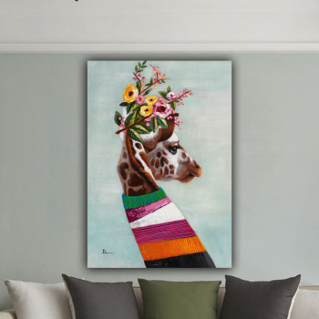 Handmade Animal Oil Painting High Quality Handmade Animal Abstract Oil Painting Home Wall Art Painting