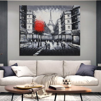 London City Diy Painting By Numbers Ship Sailing Oil Painting On Canvas Beach Cuadros Decoracion Acrylic Scenery Wall Art