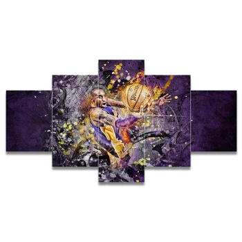 Professional Made Wall Decor Home Decoration Wall Art Abstract Basketball Star Portrait Art Painting Professional Made Wall Decor Home Decoration Wall Art Abstract Basketball Star Portrait Art Painting