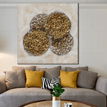 New products metal seal theme wall decorations handmade art oil painting