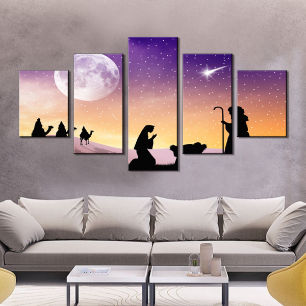 Factory Wholesale HD Poster  Wedding Canvas Print Painting  Modular Decoration Home Decor Modern Wall Pictures For Living Room