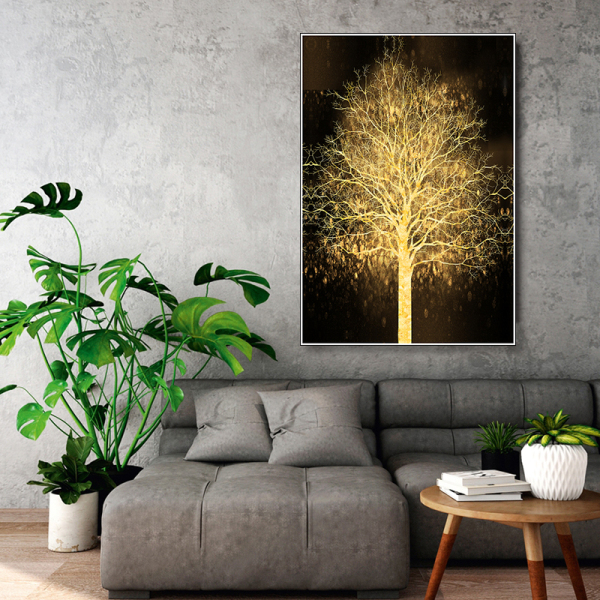 Modern Art Paintings Custom Photo Prints Canvas Painting Abstract Tree Wall Art Print Painting