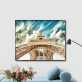 Modern living room hotel decor the Eiffel tower art picture painting, digital printing canvas wall art wall painting