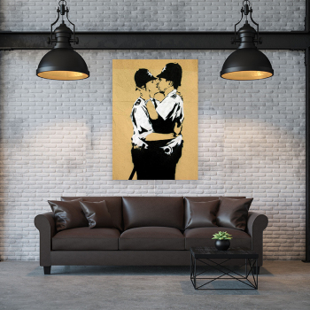 Customized design plan street graffiti exaggerated art painting wall decoration printing canvas painting