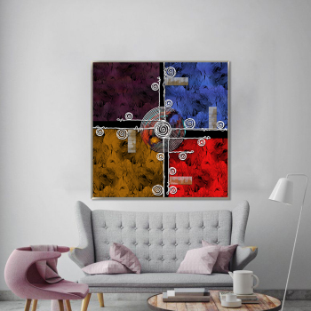 40*50 Paint By Numbers Kits Oil Painting Abstract Acrylic With Coloring DIY Paintings By Numbers Art On Canvas