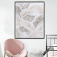 Golden Plant Leaf Canvas Poster Print Modern Home Decor Abstract Wall Art Painting Nordic Living Room Decoration Picture