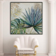 Scandinavian Style Tropical Plants Poster Green Leaves Decorative Picture Modern Wall Art Paintings for Living Room Home Decor