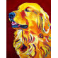 Großhandel Custom Dog Animal Wohnaccessoires gerahmte Leinwand Malerei handgemachtes Ölgemälde für Wohnkultur