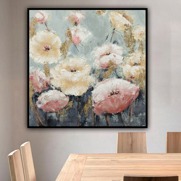 Handmade Oil Painting Abstract City View Canvas Paintings Large Cuadros Modern Wall Art Decoration Picture Hand Painted Unframed