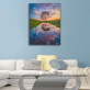 China hot sale autumn scenic tree picture wall painting, digital printing canvas art work decoration painting
