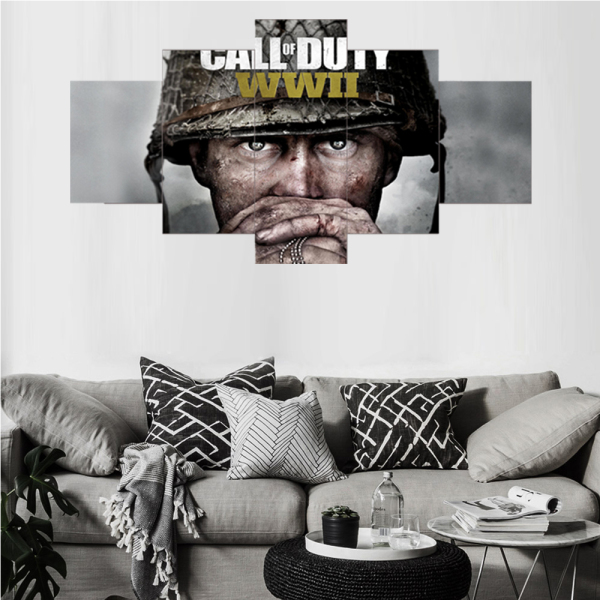 Custom design macro lens vicissitudes war soldier wall painting art printing canvas decorative painting