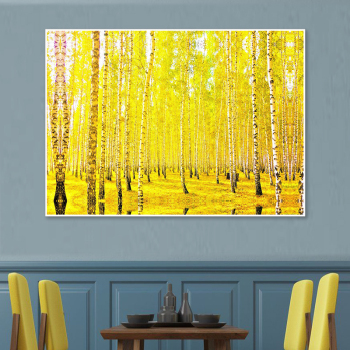 Painting Decoration Autunm Landscape Tree Home Hotel Coffee Bars Office Custom Canvas Paintings For Home Decoration