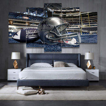 Wholesale picture custom print wall Dallas Cowboys sports art printed canvas painting set for living home