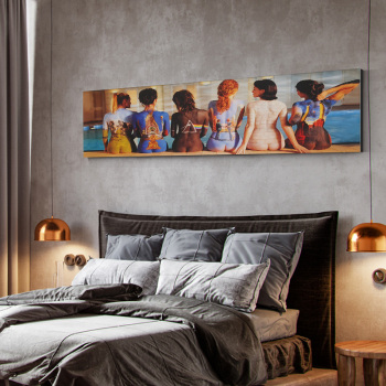 Top sale sex nude lady abstract portrait art painting, attractive style large wall decoration painting