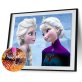 Custom Canvas Wall Art 5D Diy Crystal Homfun Diamond Painting Set Ice Princess Diamond Paint by number for Amazon
