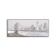 Hotel project modern wall oil painting, metal bridge abstract art painting kits, 100% handmade oil painting canvas